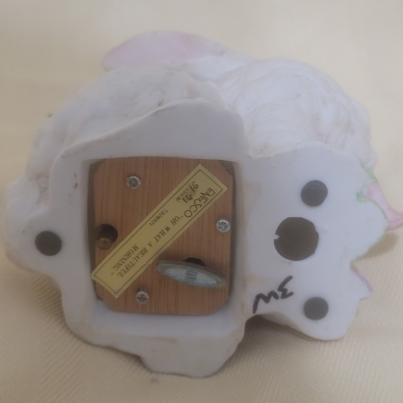 Vintage Enesco Ceramic Musical Bunny Rabbit - Picture 9 of 9